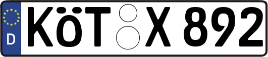 KÖT-X892