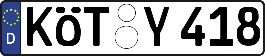 KÖT-Y418