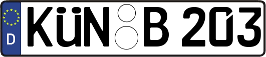 KÜN-B203