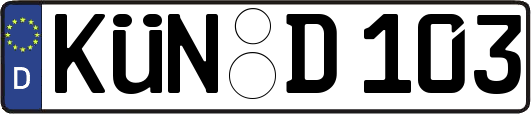 KÜN-D103