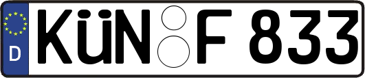 KÜN-F833