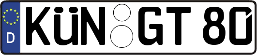 KÜN-GT80