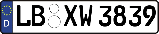 LB-XW3839