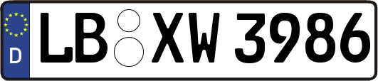 LB-XW3986