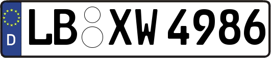 LB-XW4986