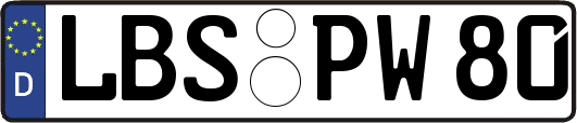 LBS-PW80