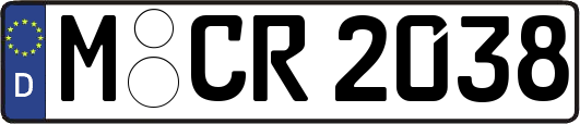 M-CR2038