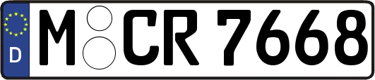 M-CR7668