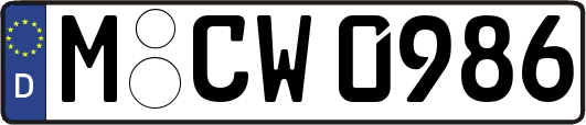 M-CW0986