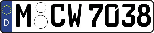 M-CW7038