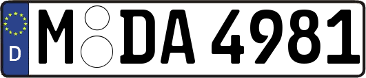 M-DA4981