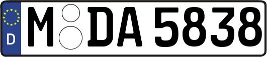 M-DA5838