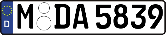 M-DA5839