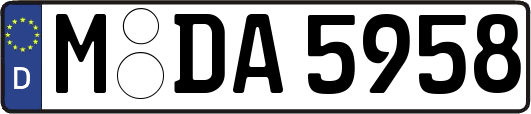 M-DA5958