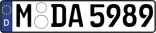 M-DA5989