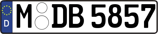 M-DB5857