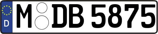M-DB5875