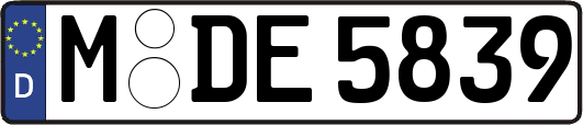 M-DE5839
