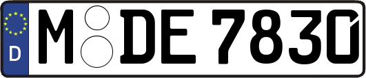 M-DE7830