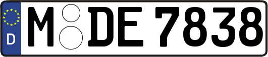 M-DE7838
