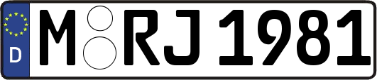 M-RJ1981