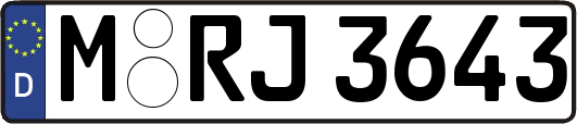M-RJ3643
