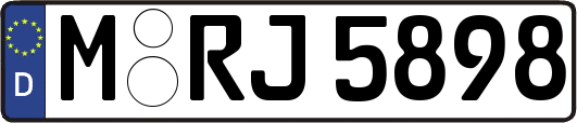 M-RJ5898