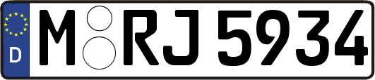 M-RJ5934