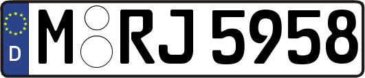 M-RJ5958