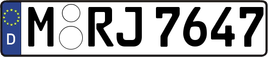 M-RJ7647