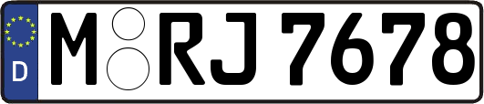 M-RJ7678