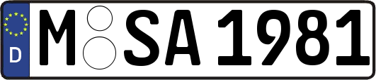 M-SA1981