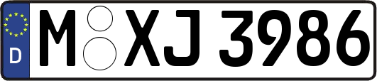 M-XJ3986
