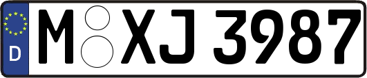 M-XJ3987
