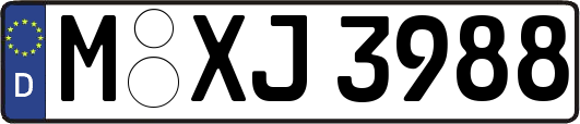 M-XJ3988