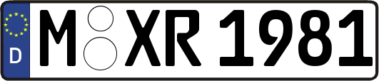M-XR1981
