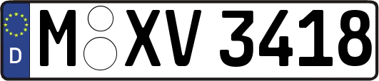 M-XV3418