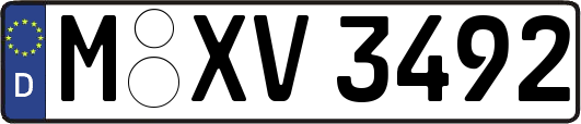 M-XV3492