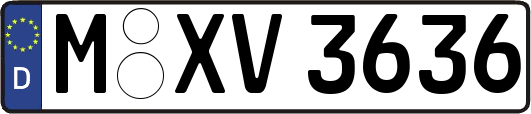 M-XV3636
