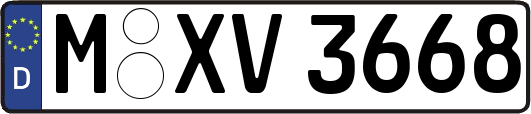 M-XV3668
