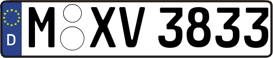 M-XV3833