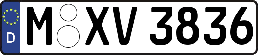 M-XV3836