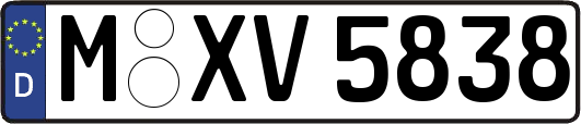 M-XV5838
