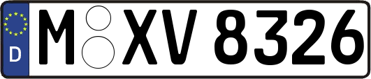 M-XV8326