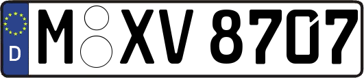 M-XV8707
