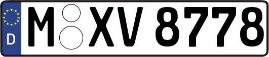 M-XV8778