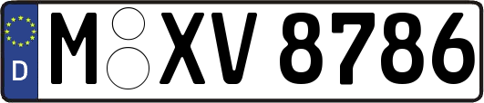 M-XV8786