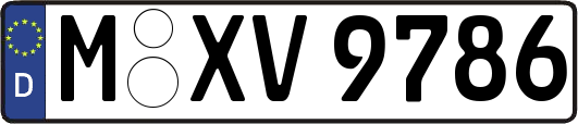 M-XV9786