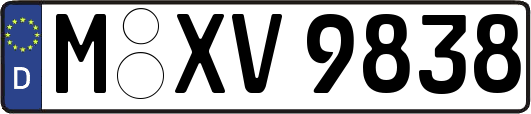 M-XV9838