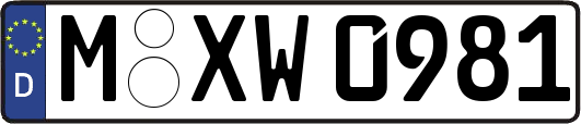 M-XW0981